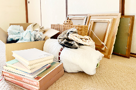家財がそのままで部屋のきれいさがアピールできない